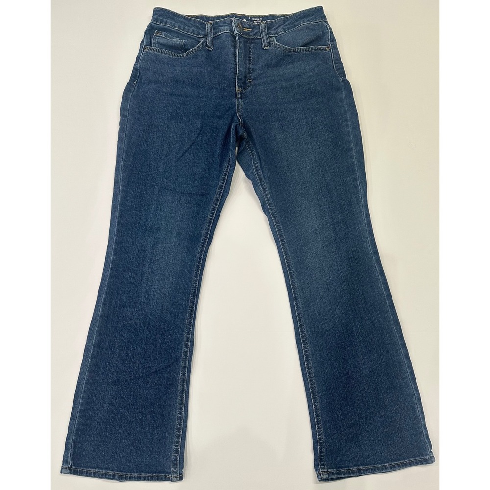 Lee Regular Fit Bootcut Mid Rise Jeans Dark Wash 10P 1CMVEW9
